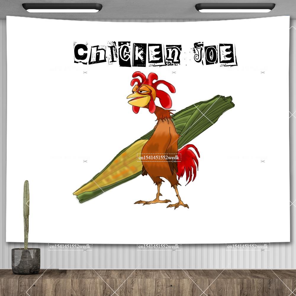 Steag Chicken Joe Surfs Up Meme Amuzant Tapiserie Macrame Estetică Decorare Cameră Postere Anime Jocuri Tapiserii Artistice Pentru Casă