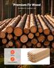 Wooden Garden Stakes, 25 Pcs 19.05×19.05×1219.2 Mm Survey Grading Stakes, Garden Ground Stake with Sharp Point, Fir Wood Plant Support Stake, Sign