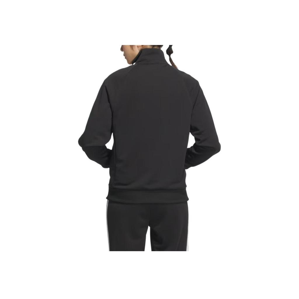 Adidas Loose Classic Comfortable Fitted Knit Sweater Women tops Black JW9786