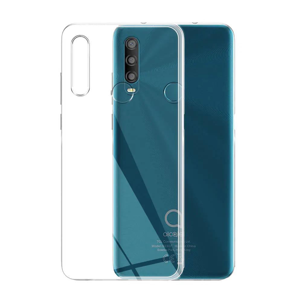 For Alcatel 1S 2020 Case Clear Silicone Soft TPU Cover For Alcatel 1V 2020 Funda For Alcatel 3L 1B 1A 1SE 2021 2022 Transparent
