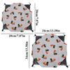 Hamster Beds Warm Soft Nest Hanging Rodent Cage House Printed Hammock for Rats Guinea Pig Small Animal Sleeping Bag Accessories