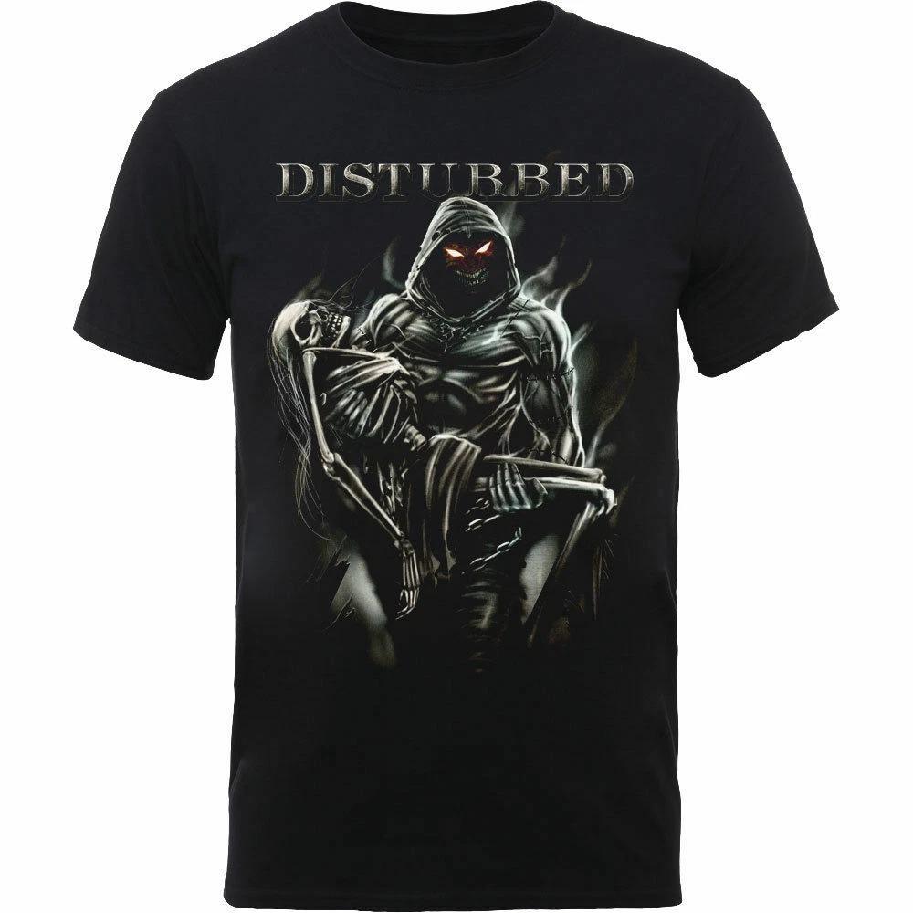 Official Disturbed T Shirt Lost Souls Black Unisexs Classic Rock Metal Band Tee New