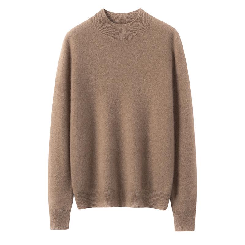 Lekasha Women's 100% Pure Cashmere Round Neck Base Layer Top