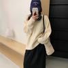 Women's 2025 Autumn/Winter Korean Style Loose Round Neck Knit Sweater