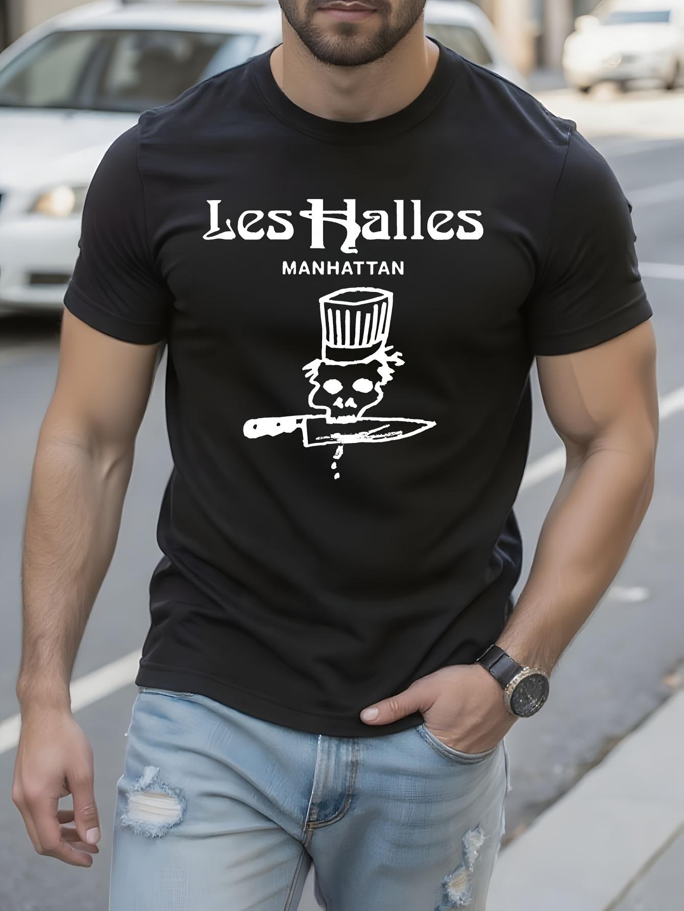 Les Halles Manhattan Restaurant Black Tshirt - Sizes S-5X... M
