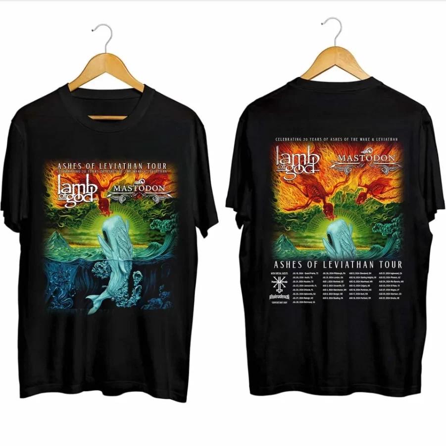 

Lamb of God & Mastodon Ashes of Leviathan Tour T-shirt Heavy Metal Band Tee M