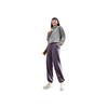 Anta Training Series Solid Color Mid-Rise Thin Loose Cuffed Knitted Sports Pants Women Pants Dark-Purple 962537508-1