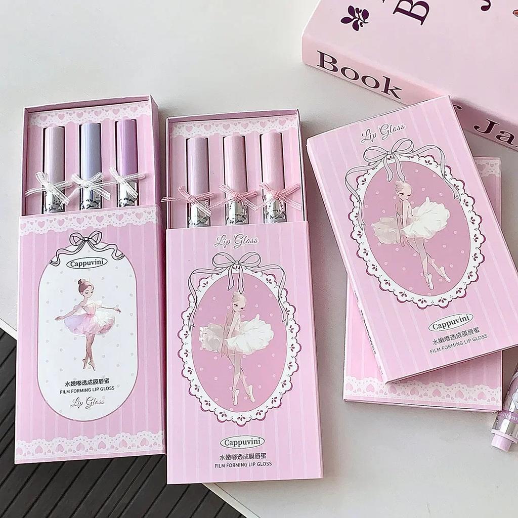 Halo-dyeing Tinted Lip Gloss Crystal Jelly Moisturizing Waterproof Mirror Water Glass Lip Gloss Transparent Cosmetics Gift
