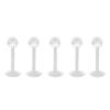 Stylish Acrylic Piercing Jewelry for Lip Eyebrow Belly Button Elegant Accessories for Formal Occasions Wear