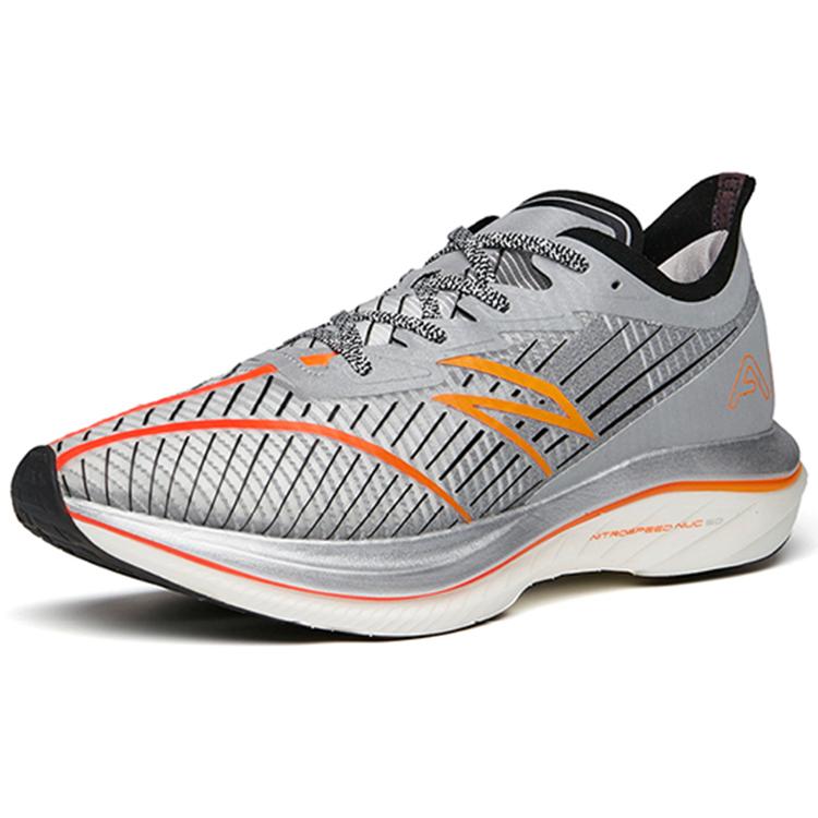 New Anta C202 GT Cushioning Slip Resistant Support Rebound Low Top Running Shoes Men's Silver Black Red Moon Eclipse 112145589S-4
