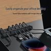 Cross-border Silicone Cable Protector & Organizer Clip for Desk or Car Use - Self-adhesive Winder