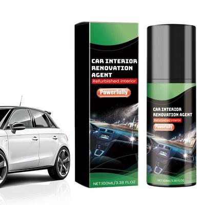 Detailing auta Čistič interiéru Víceúčelový čistič interiéru auta 100ml Dlouhotrvající potřeby pro údržbu auta Pro interiér auta