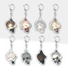 Cute Leon Grace Chibi Keychain Accessories Bag Charm Resident  Gaming Keyrings Fans Freinds Gifts