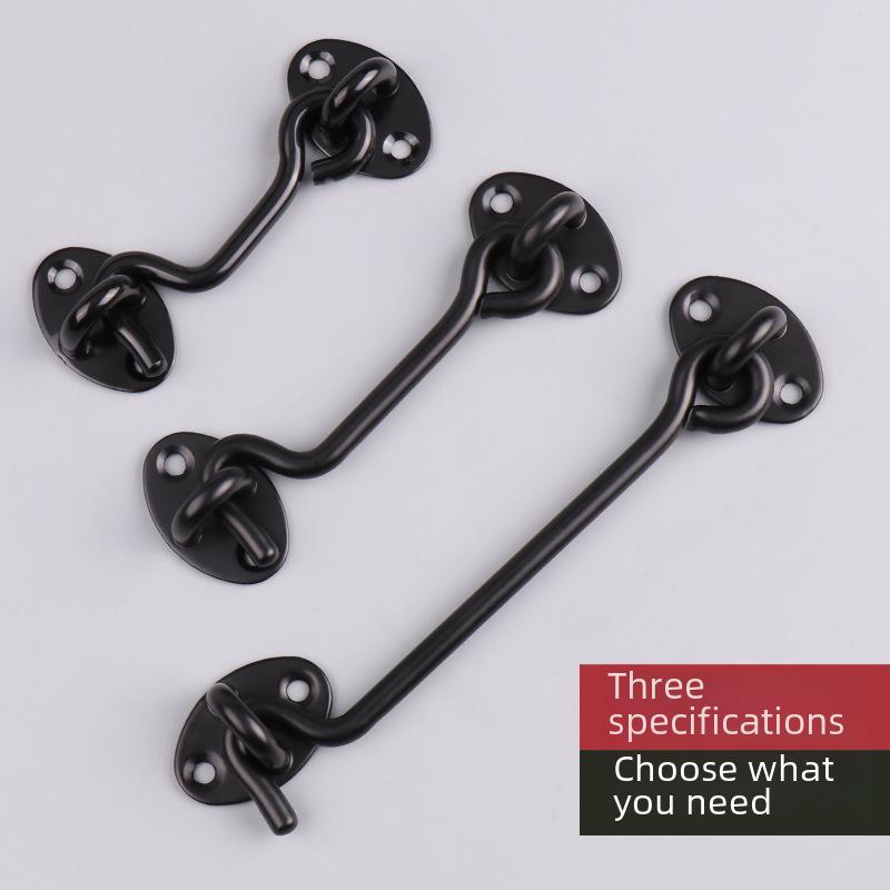 Cârlig și șurub pentru ușă de baie din oțel inoxidabil vintage