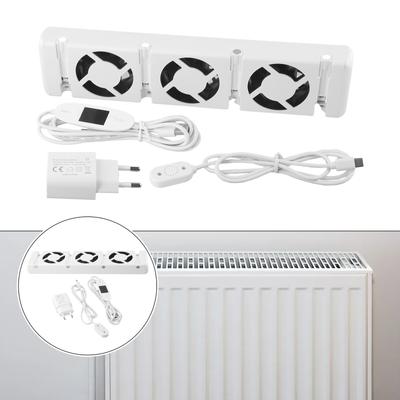 Rozšíření ventilátoru pro chytrý radiátor 20DB DC 5V 0.2A Bílé Příslušenství k ventilátoru Snadná instalace Náhradní díl
