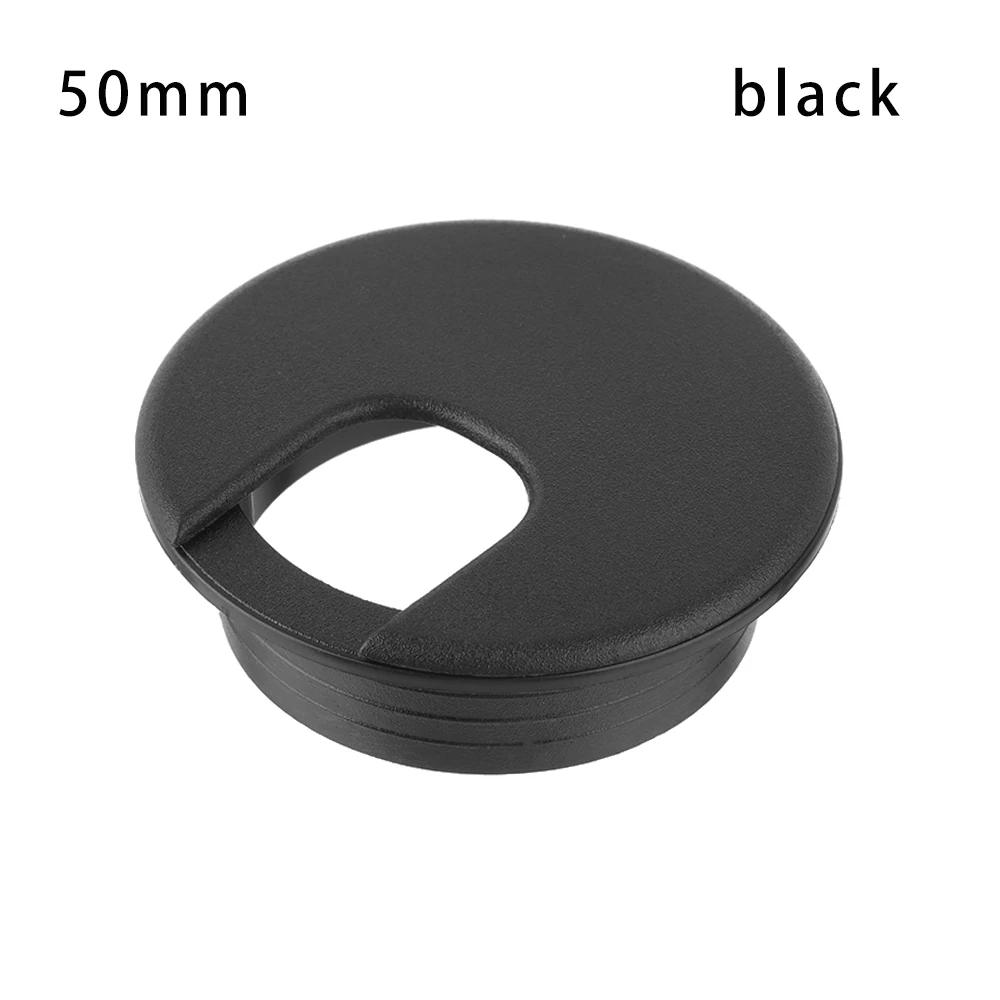 25-80MM Computer Grommet Table Cable Outlet Port Desk Wire Hole Cover Buckle Line Organizer Desk Table Cable Fastener Hardware