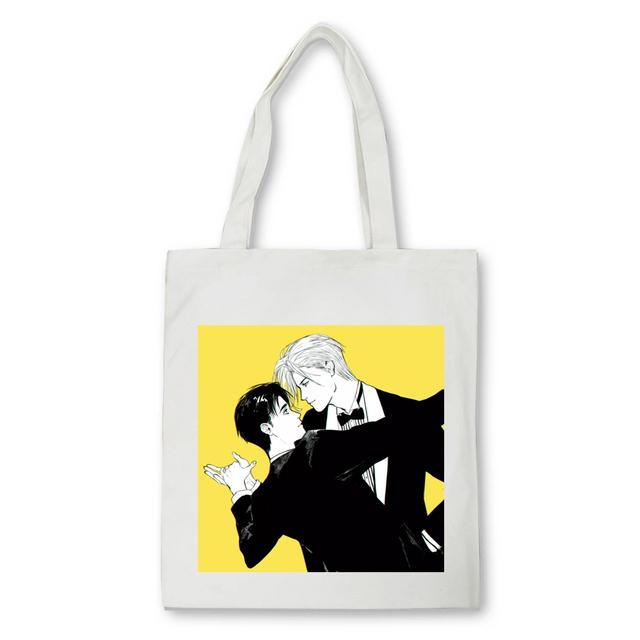 Anime Banana Fish Graphic Dámské Nákupní tašky Kabelky Látkové Plátěné Tašky Dámské y2k Opakovaně použitelné tašky přes rameno