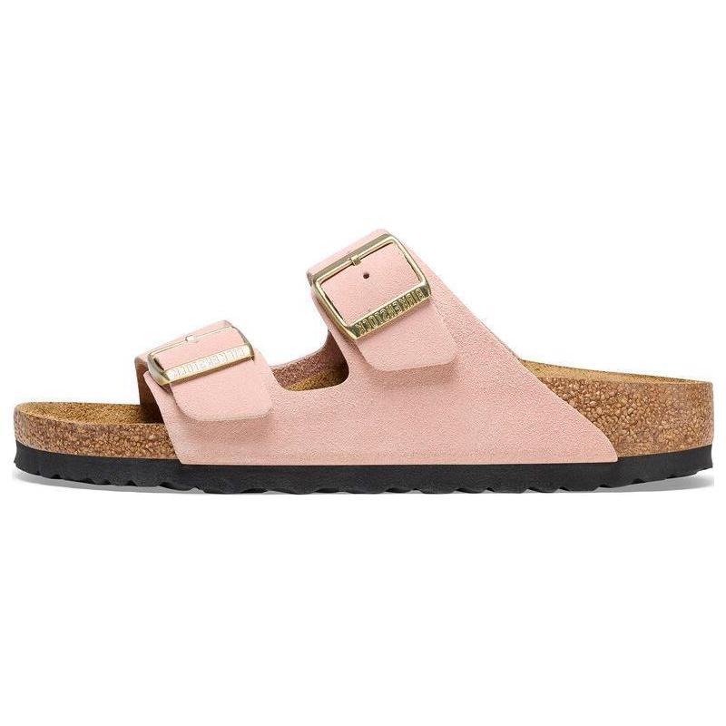 Birkenstock Suede Slide Slippers Women s Light Rose Regular 1026138 39