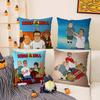 K-King Of The H-Hill Pillow Case Office Sofa Dorm Chair Back Short Plush Double-Sided Printing Home Cushion Cover