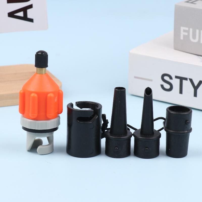 Air Valve Adaptor For SUP Board Inflatable Pump Adapter Paddle Boat Kayak Air Valve Pump Tire Air Connector Combo Kit