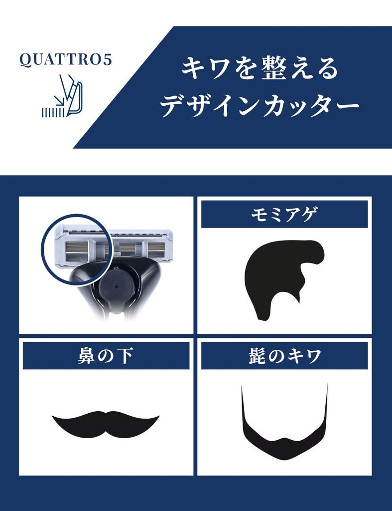 Schick Quattro 5 Titanium Halter 1 Ersatz 5 Klingen Deutsche Ersatzklinge (mit Klinge) + Klinge, Rasierer, Rasierer,