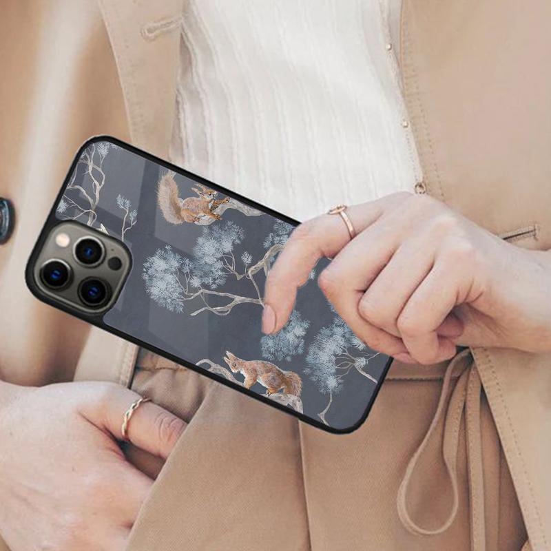 Cartoon Animal Squirrel Magnetic Phone Case For APPLE iPhone 17 Air 16 14 13 12 Pro Max 15 Plus Wireless Charge MagSafe Cover