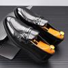 Fashion Business Leather Shoes Men Slip On Shoes Breathable Men Casual Loafers Comfortable Shoes for Men Spring Autumn Men's Moccains