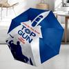 Top Gun Theme Automatic Umbrella, Lightweight & Portable, 8 Rib, Perfect for Outdoor Travel, Birthdays, Christmas, Gifts.
