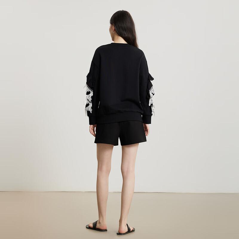 Gejin Women's Casual Slim Long Sleeve Sweatshirt