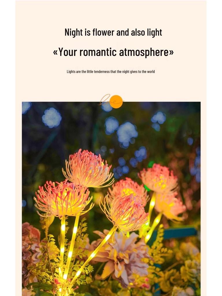 Solar Higanbana Sunflower Garden Lights - Outdoor Landscape Decoration