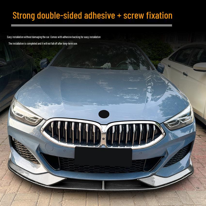 BMW 8 Series (G14/G15/G16, 2019+) Front Bumper Lip Spoiler Accessory