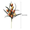 Realistic Silk Flowers Bouquet with PE Leaves Long Lasting Artificial Flowers for Room Decor