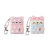 Cute Animal Mini Keychain Notebook for Kids - Portable Cartoon Memo Pad with Snap Fastener Pendant