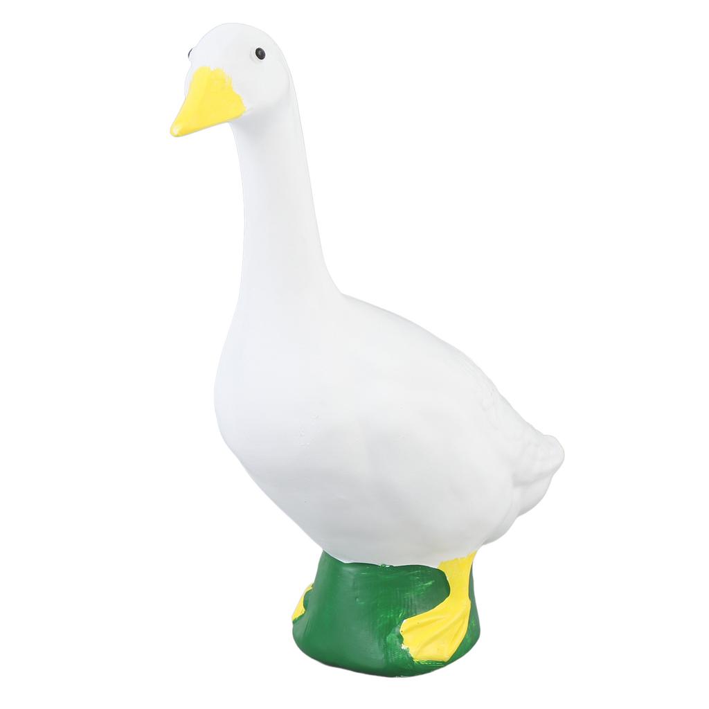 Goose Statue Resin Delicate Details Lifelike Exquisite Craft Goose Figurine Sculpture Ornament Decoration for Home