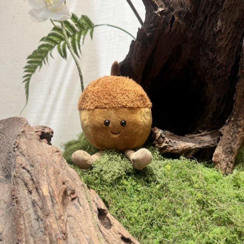 Plush Toy Chestnut Cartoon Plant Backpack Pendant Keychain Child Gift Festival