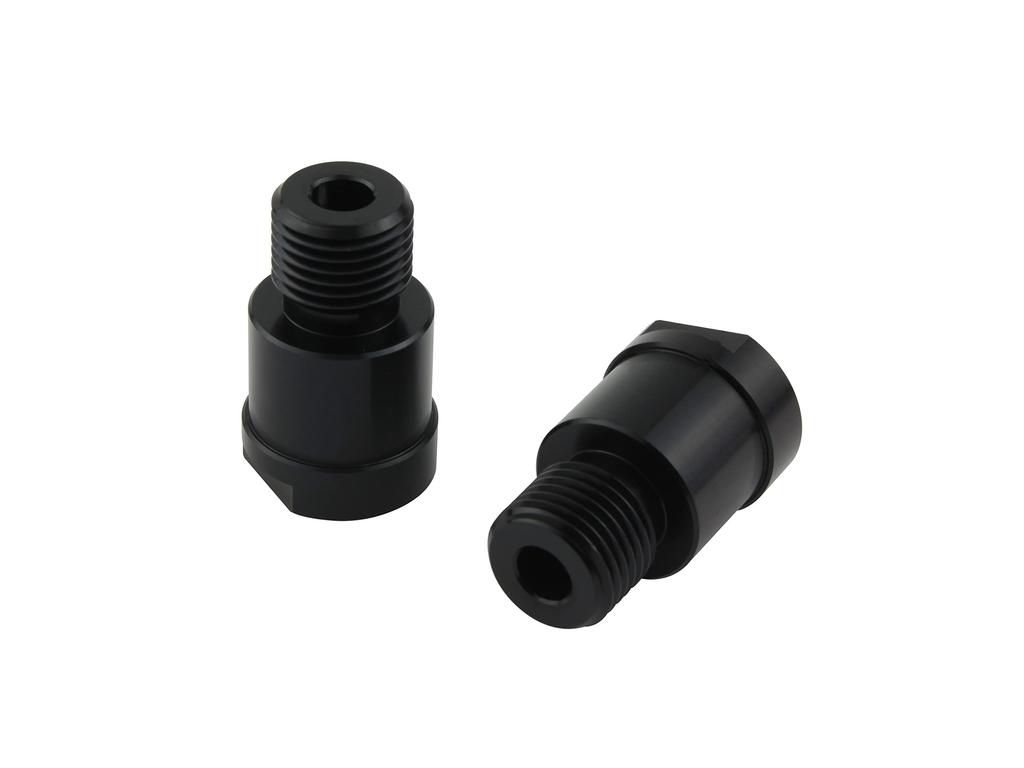 POSH 031779-70-10 Motorcycle Supplies Bar End Repair Parts Yamaha M16-P1.5 Type Bar End Adapter Black