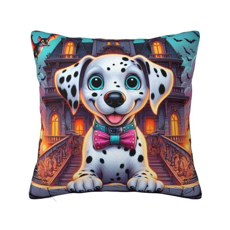 Custom Cartoon Dalmatians Disney Cushion Cover 101 Anime Kawaii Dog Velvet Nordic Throw Pillow Case Home Decor 12x12Inch