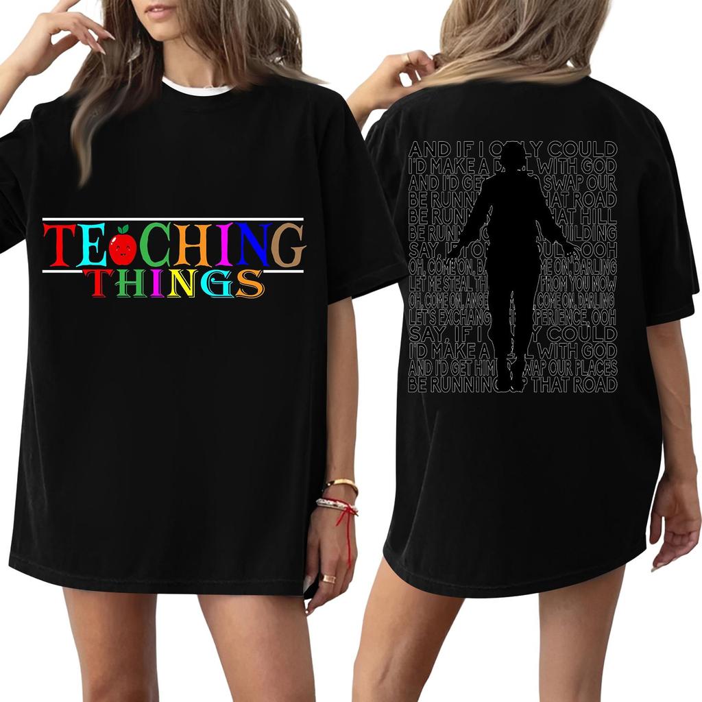 Women's Round Neck Printed Short-sleeved T-shirt Top