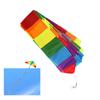 10m Kite Tail Rainbow Ribbon For Single Line/Dual Line Kite Kids Beach Play Party Outdoor Sport Kite Accessories E2O2