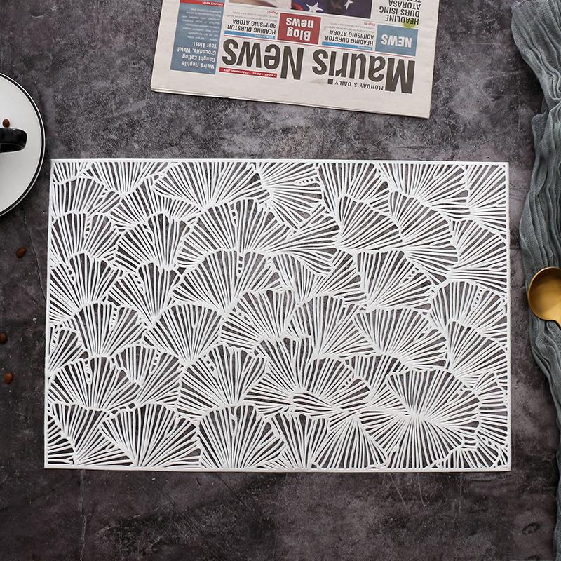 Kwadratowa podkładka stołowa w stylu skandynawskim, podkładka na stół jadalny, podkładka pod filiżankę do herbaty, okrągła podkładka z PVC, podkładka pod naczynia do gospodarstwa domowego, restauracji zachodniej