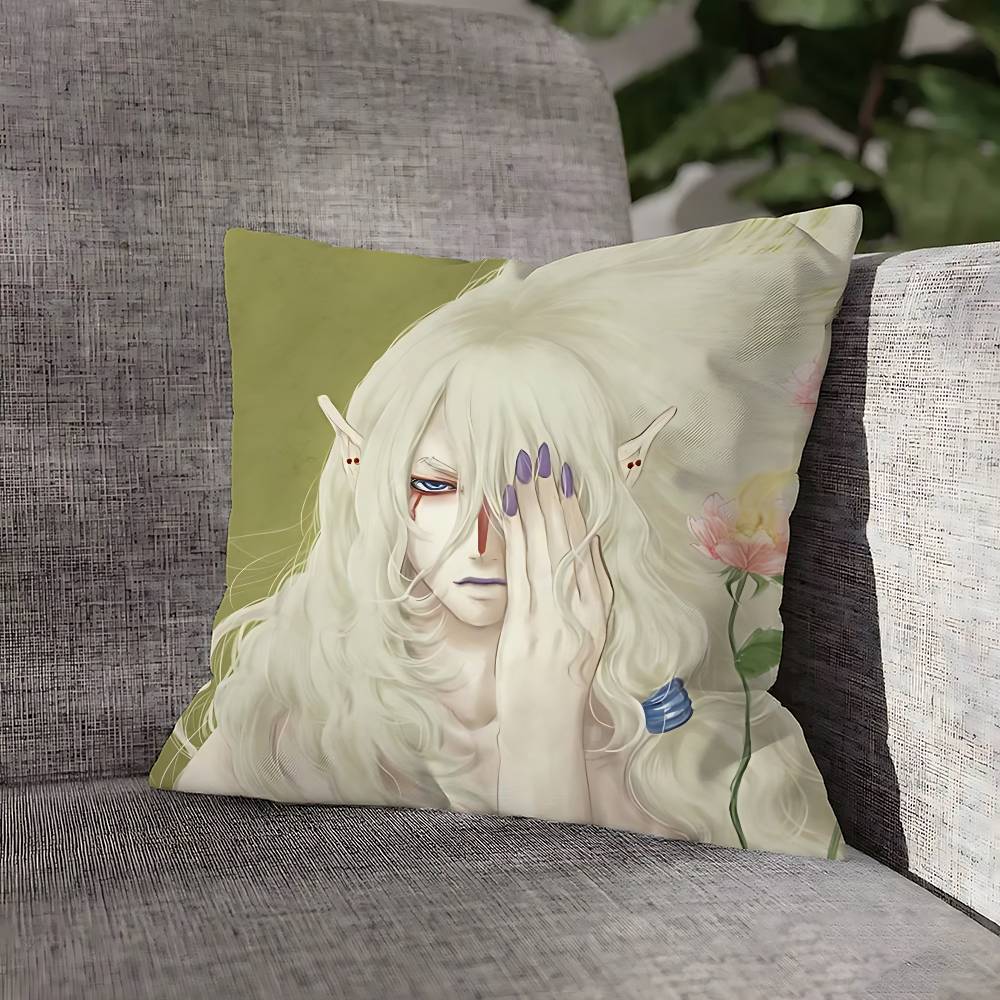 Medicine Seller M-Mononoke Throw Pillow Case For 55x55cm 30x30cm 50x50cm 45x45cm 40x40cm Square Chair Pillowcase Case