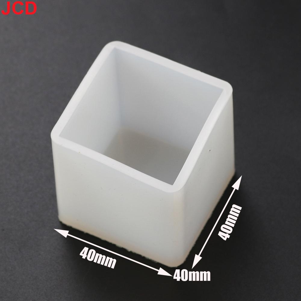 JCD 1pcs DIY Silicone Pendant Mold Jewelry Making Cube UV Epoxy Resin Mold Casting Mould Craft Jewelry Tools New