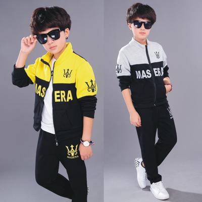 Jungen Frühling und Herbst Kinder Mode Lässig Kinderkleidung Anzug Jacke+Hose Kinder Sets Anzüge