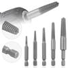 Hexagonal Handle Broken Head Screw Extractor 60mm Black Quick Release Electric Six Broken Wire Extractor Set