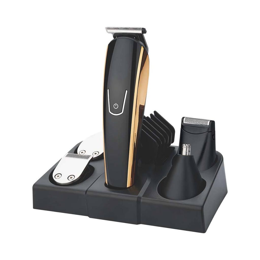Uzlādējams daudzfunkcionāls matu griešanas mašīnīšu komplekts - 5-in-1 elektriskais kopšanas komplekts