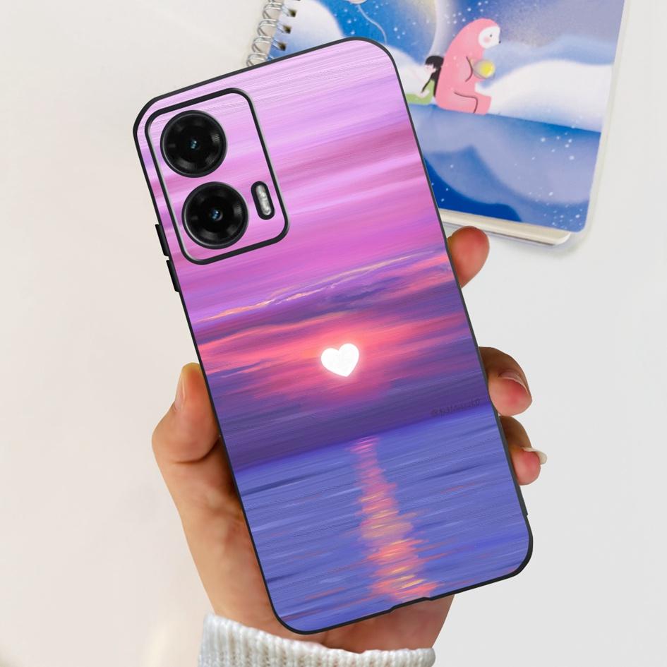 For Motorola Moto G35 5G Case 2024 Cute Cartoon Cat Butterfly Bumper Soft Silicone Phone Cases For MotoG35 G 35 Protective Cover