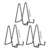Exquisite Plate Stand for Display Plate Holder Metal Frame Holder Easel Plate Dish Display Stand for Home Kitchen Office