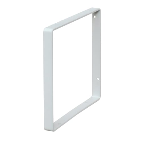 Heian Shindo Kogyo LABRICO Shelf Frame, Square, 1x6" Wood, 15cm Wide, for Pine Wood, Mounts with Drywall Pins or Screws, White, WFW-16