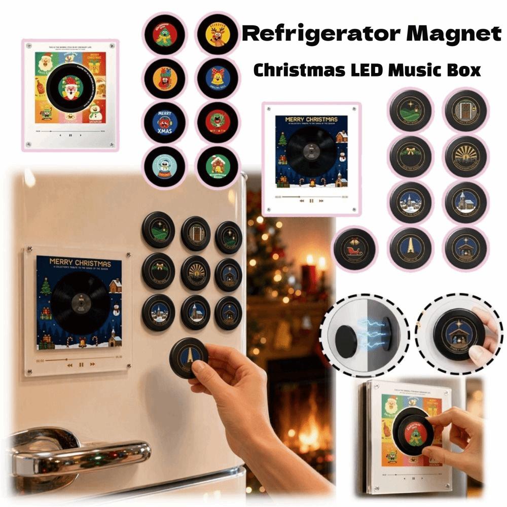 Acrylic Fridge Magnet Programmable Refrigerator Sticker Night Light Family Friends