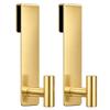 2Pcs Soft Cushion Towels Hooks Up To 10mm Thick Robe Hanger Widened Glass Door Hanger  Bathroom